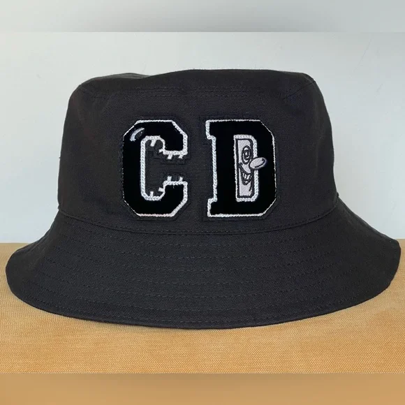 NEVER WORN DIOR x KENNY SCHARF MENS CD LOGO EMBROIDERED BUCKET HAT COTTON LG - Picture 1 of 14